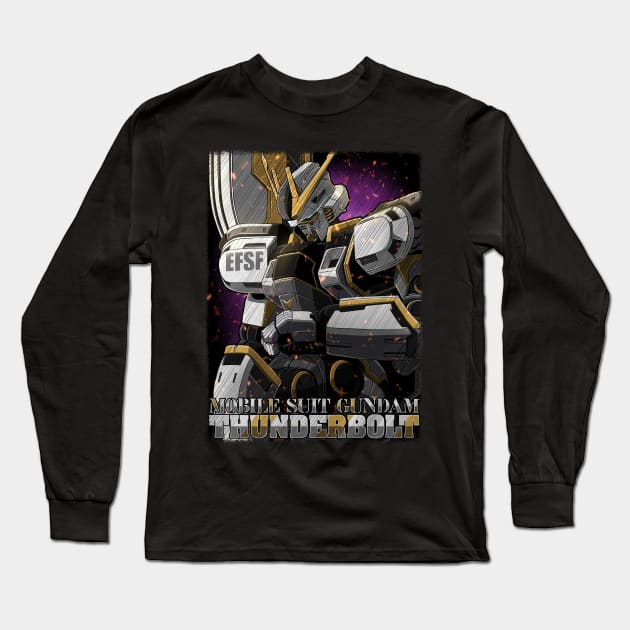 Gundam Atlas Long Sleeve T-Shirt by Dishaw studio